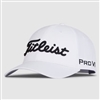 Titleist Tour Performance Adjustable Hat, White/Black