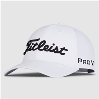 Titleist Tour Performance Adjustable Hat, White/Black