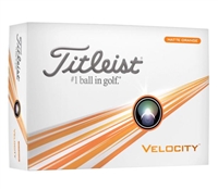 2024 Titleist Velocity Golf Ball - Orange