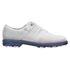 Footjoy Menâ€™s Premiere Series Packard Spiked, White/Pink/Navy (Prior Gen)