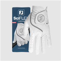 FootJoy Men's SciFlex Golf Gloves, White