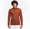 Nike Menâ€™s Dri-Fit Victory 1/2 Zip, Desert Orange/Pale Ivory