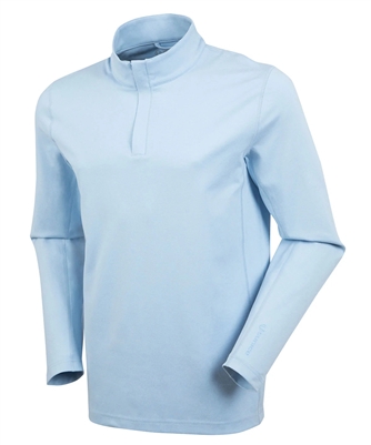 SunIce Men's CL Logo - Aric Quarter-Zip, Blue Bell
