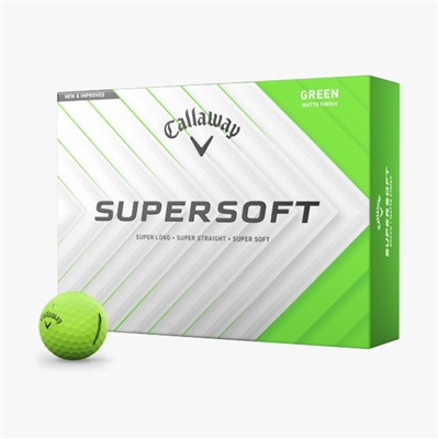 2025 Callaway Supersoft Golf Balls, Green