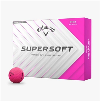 2025 Callaway Supersoft Golf Balls, Pink