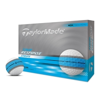 2025 TaylorMade Tour Response Stripe Golf Balls, Neon Blue