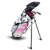 US Kids UL7 45" 4-Piece Stand Set, White/Pink