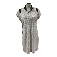 Dexim Women's Nella Dress, White/Black