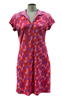 Dexim Women's Nella Dress, Pink Pattern