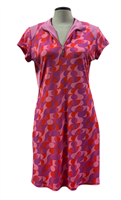 Dexim Women's Nella Dress, Pink Pattern