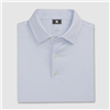 Footjoy Menâ€™s Dot Geo Lisle, White/Blue Breeze