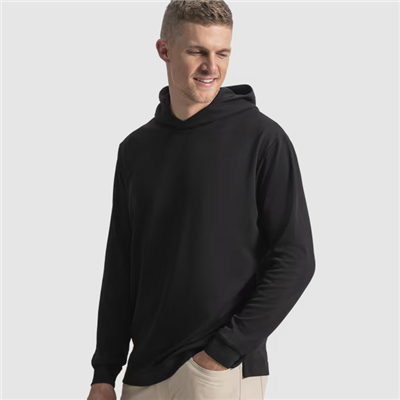 FootJoy Textured Jacquard Hoodie, Black