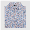 Footjoy Menâ€™s Multi Floral Lisle, Dark Shadow/Peach/Riviera Blue