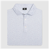 Footjoy Menâ€™s Linework Floral Lisle, White/Blue Breeze/Orchid Smoke
