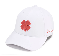 Black Clover Premium Clover 181 Fitted Hat, White/Brandy