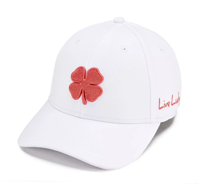 Black Clover Premium Clover 181 Fitted Hat, White/Brandy