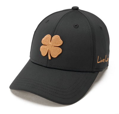 Black Clover Premium Clover 182 Fitted Hat, Black/Ginger Root
