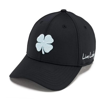 Black Clover Premium Clover 187 Fitted Hat, Black/Jelly Mint