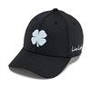 Black Clover Premium Clover 187 Course Logo Adjustable Hat, Black/Jelly Mint