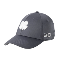 Black Clover Iron X Steel Fitted Hat, Titanium/White