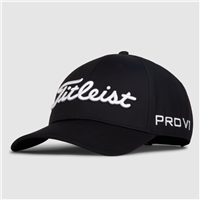 Titleist Tour Performance Adjustable Hat, Black/White