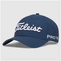 Titleist Tour Performance Adjustable Hat, Washed Indigo/White