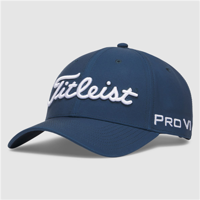 Titleist Tour Performance Adjustable Hat, Washed Indigo/White