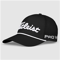 Titleist Tour Rope Adjustable Hat, Black/White