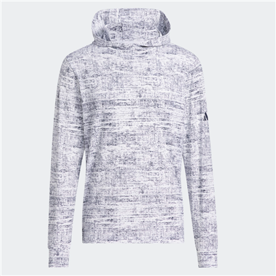 adidas Menâ€™s Performance Printed Lightweight Hoodie, White