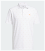 adidas Men's Ultimate365 Essense Print Climacool Polo Shirt, White