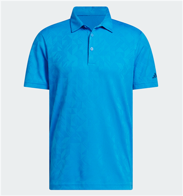 adidas Men's Ultimate365 Jacquard Polo Shirt, Blue