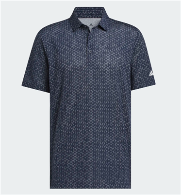 adidas Men's Ultimate365 Tango Print Climacool Polo Shirt,  Blue