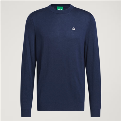 Adidas Menâ€™s Originals Cashmere Blend Sweater, Indigo