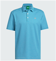 adidas Men's Originals Stripe Pique Polo, Blue