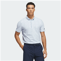adidas Men's Butterspun Print Polo, White