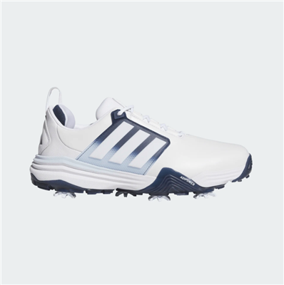 adidas Men's Adipower Spiked Golf Shoes - White/Navy