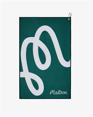 Malbon Golf Towel, Forest Green