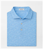 Peter Millar Track Record Performance Jersey Polo, Cottage Blue