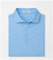 Peter Millar Track Record Performance Jersey Polo, Cottage Blue