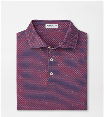 Peter Millar Lobster Boil Performance Jersey Polo, Bali Blue