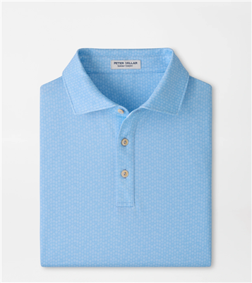 Peter Millar 25th Anniversary Performance Jersey Polo, Cottage Blue