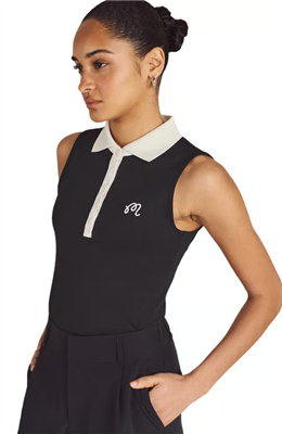 Malbon Women's Claudia Polo, Black