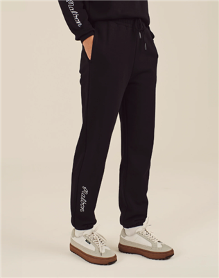 Malbon Women's Delilah Sweatpant, Black