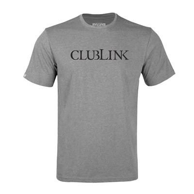 ClubLink Men's T-Shirt, Heather Steel Grey
