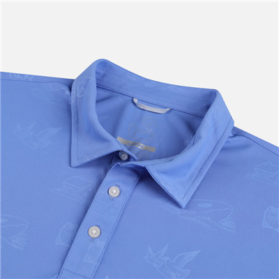 Swannies Men's Mist Polo, Cornflower