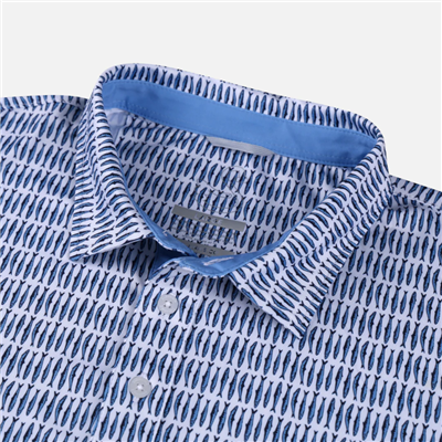 Swannies Men's Sardine Polo, Sky