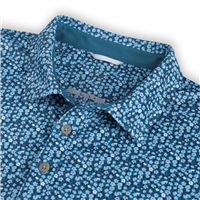 Swannies Men's Ridge Polo, Deep Lake