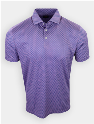 Donald Ross Men's Sebastian Polo, Plum