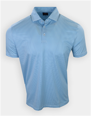 Donald Ross Men's Hank Polo, White Multi