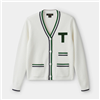 Tilley Women's T Cardigan, White/Green